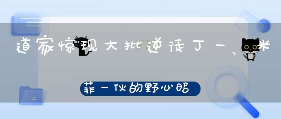 道家惊现大批逆徒丁一、米菲一伙的野心昭然若揭！二子爷为丁一鸣不平斥责姚永纯都把丁一欺负啥样了